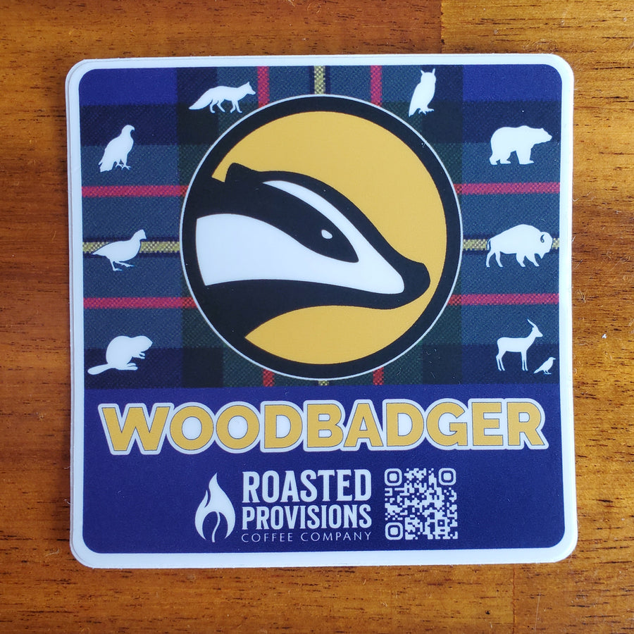 Woodbadger Sticker